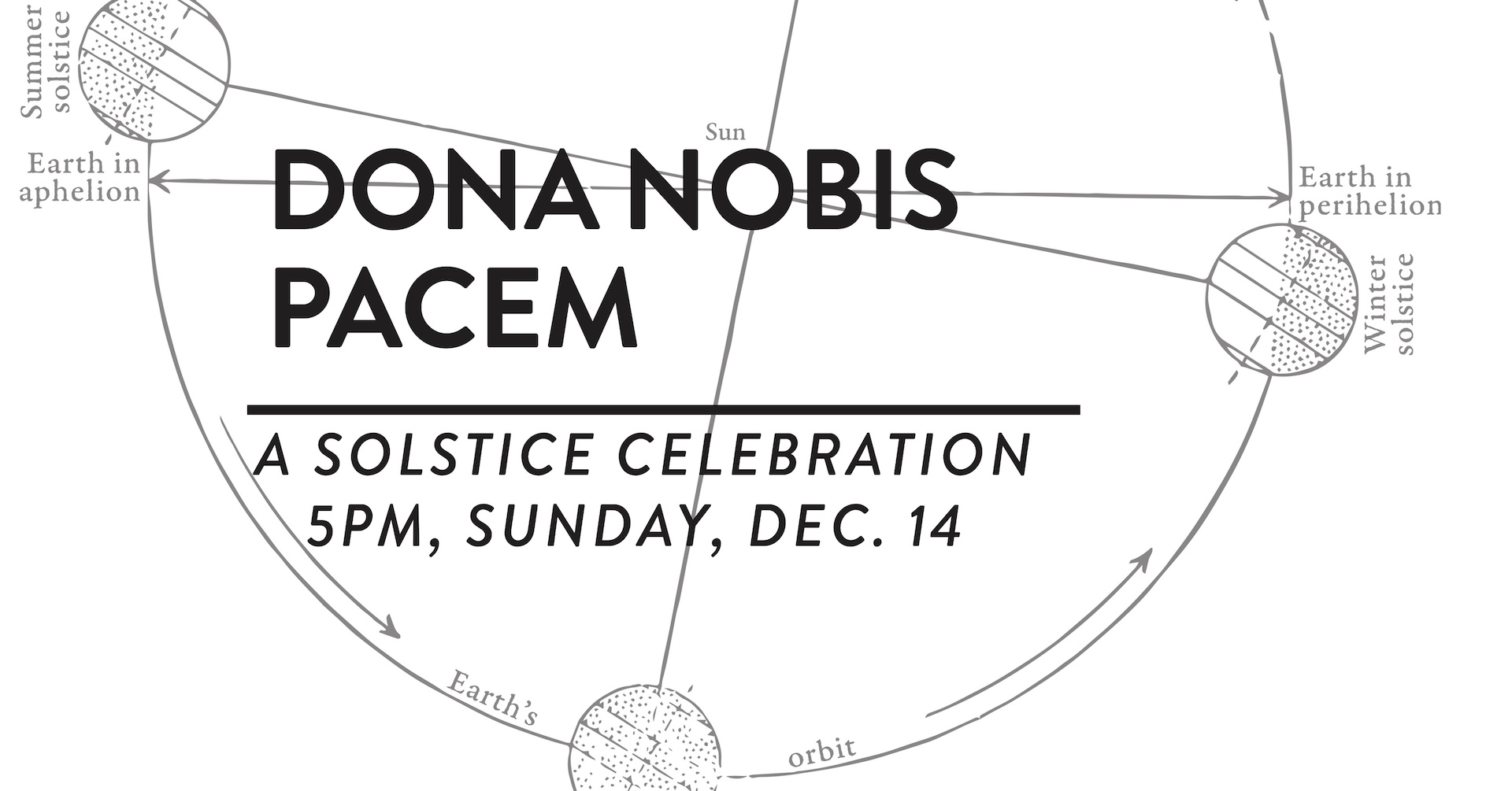 A Solstice Celebration on Dec. 14 at 5pm